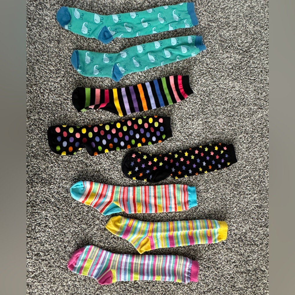 Adult's Little Miss Matched Sock Bundle